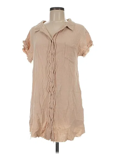 Pre-owned Pink Lily Casual Dress In Brown