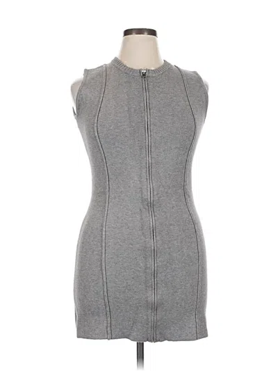 Pre-owned Pink Lily Casual Dress In Gray