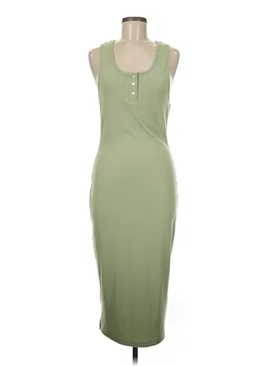 Pre-owned Pink Lily Casual Dress In Green