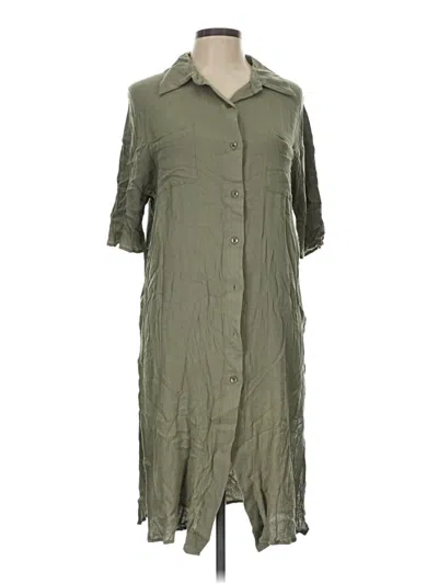 Pre-owned Pink Lily Casual Dress In Green