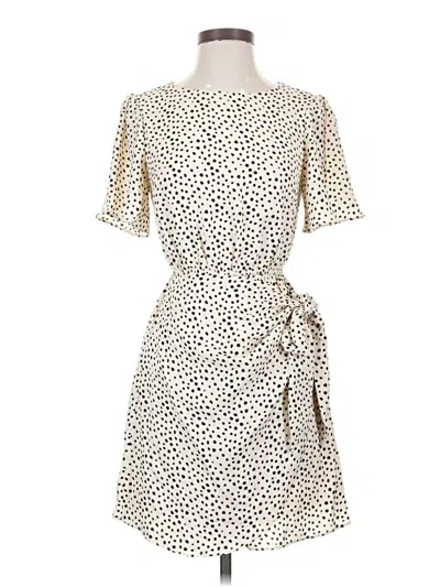 Pre-owned Pink Lily Casual Dress In Ivory