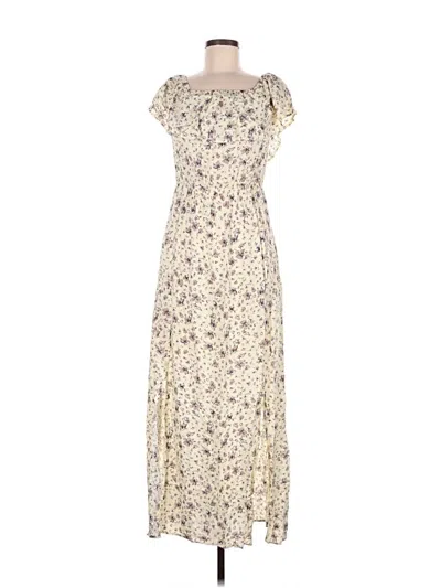Pre-owned Pink Lily Casual Dress In Ivory