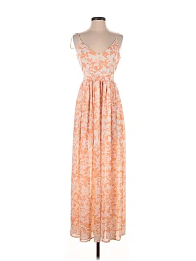 Pre-owned Pink Lily Casual Dress In Orange