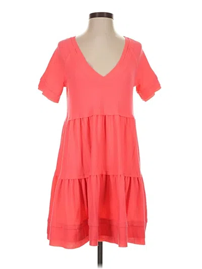 Pre-owned Pink Lily Casual Dress In Orange
