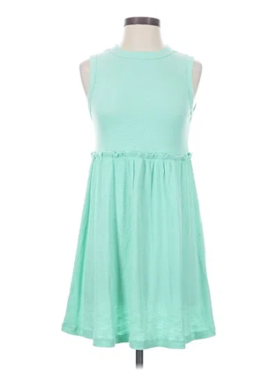 Pre-owned Pink Lily Casual Dress In Teal
