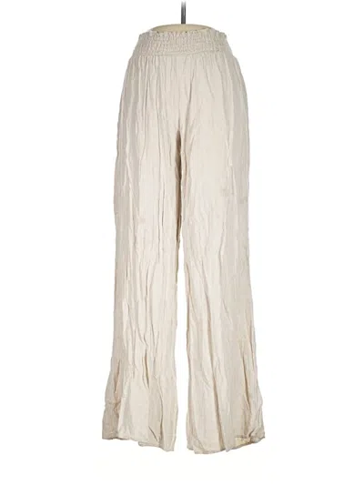 Pre-owned Pink Lily Casual Pants In Ivory