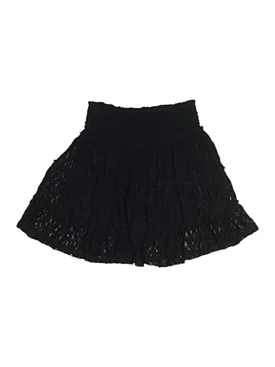 Pre-owned Pink Lily Casual Skirt In Black