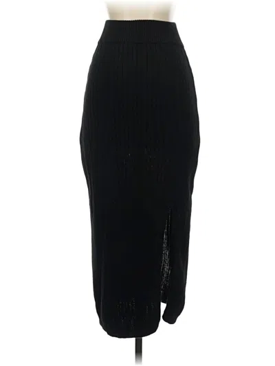 Pre-owned Pink Lily Casual Skirt In Black