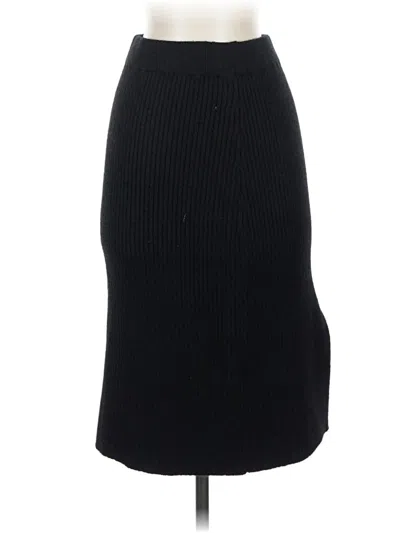 Pre-owned Pink Lily Casual Skirt In Black