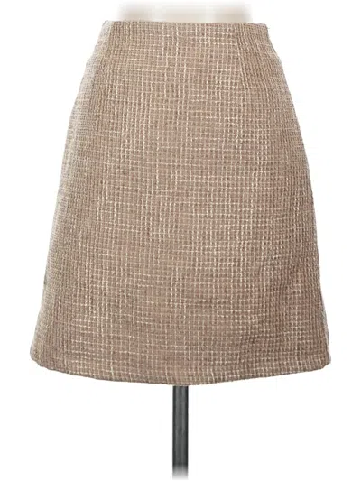 Pre-owned Pink Lily Casual Skirt In Brown