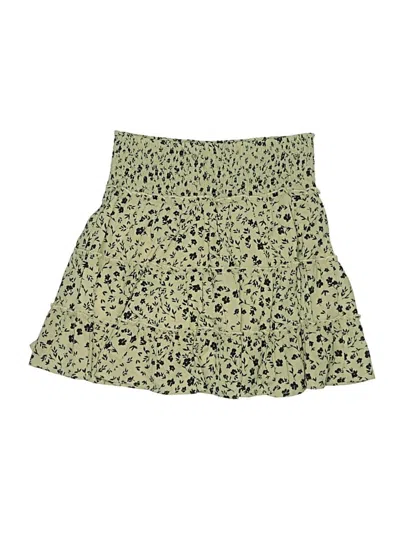 Pre-owned Pink Lily Casual Skirt In Green