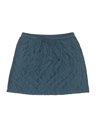 Pre-owned Pink Lily Casual Skirt In Teal