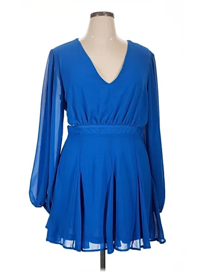 Pre-owned Pink Lily Cocktail Dress In Blue