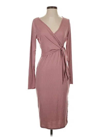 Pre-owned Pink Lily Cocktail Dress In Burgundy