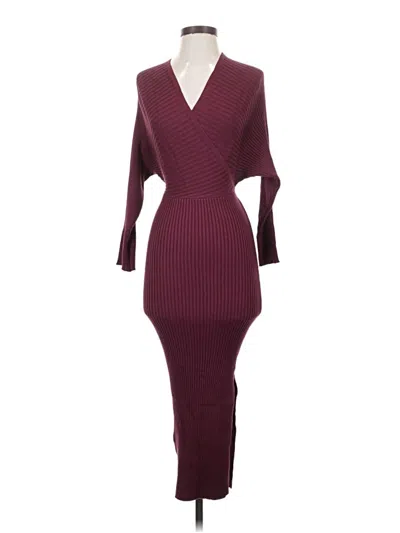 Pre-owned Pink Lily Cocktail Dress In Burgundy