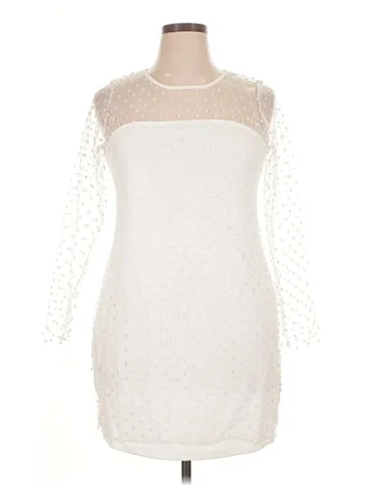Pre-owned Pink Lily Cocktail Dress In Ivory