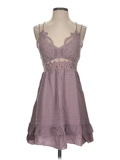 Pre-owned Pink Lily Cocktail Dress In Purple
