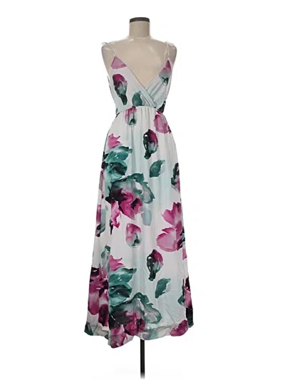 Pre-owned Pink Lily Cocktail Dress In Teal