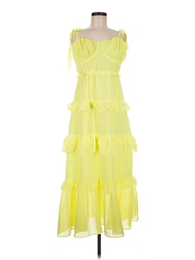 Pre-owned Pink Lily Cocktail Dress In Yellow