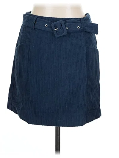 Pre-owned Pink Lily Denim Skirt In Blue