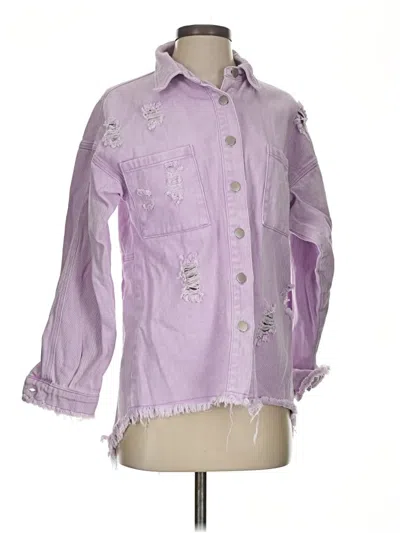 Pre-owned Pink Lily Jacket In Purple