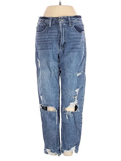 Pre-owned Pink Lily Jeans In Blue