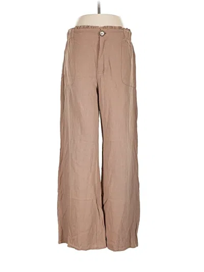Pre-owned Pink Lily Khaki Pant In Tan