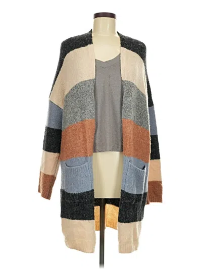 Pre-owned Pink Lily Kimono In Gray