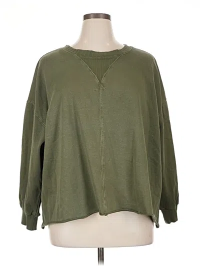 Pre-owned Pink Lily Long Sleeve T-shirt In Green