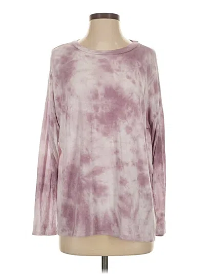 Pre-owned Pink Lily Long Sleeve T-shirt In Purple