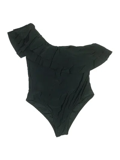 Pre-owned Pink Lily One Piece Swimsuit In Black