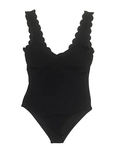 Pre-owned Pink Lily One Piece Swimsuit In Black