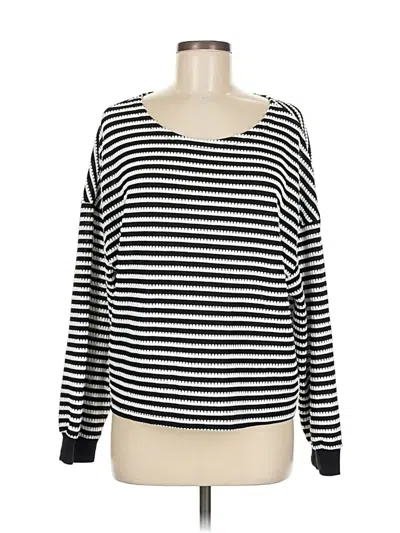 Pre-owned Pink Lily Pullover Sweater In Black