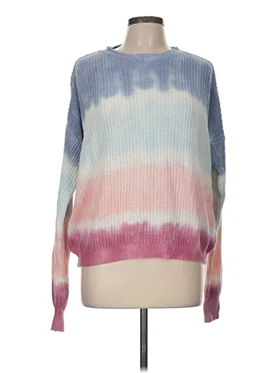 Pre-owned Pink Lily Pullover Sweater In Blue
