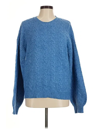 Pre-owned Pink Lily Pullover Sweater In Blue