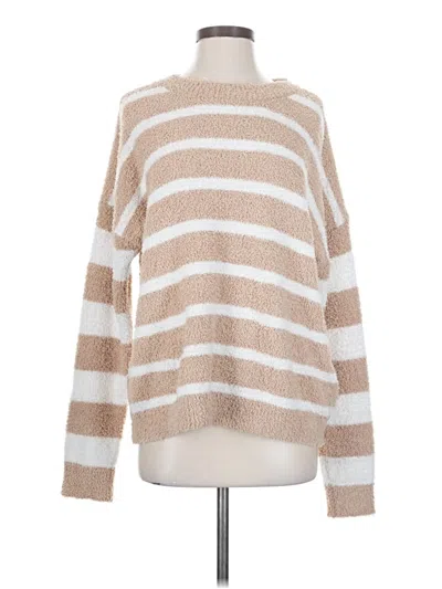 Pre-owned Pink Lily Pullover Sweater In Brown