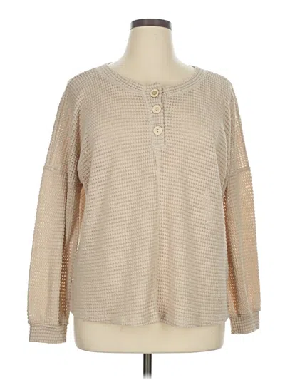 Pre-owned Pink Lily Pullover Sweater In Brown