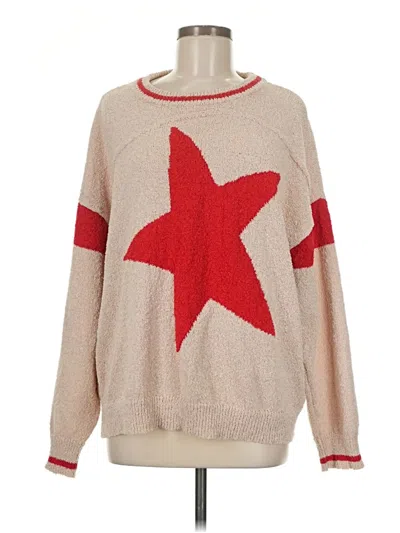 Pre-owned Pink Lily Pullover Sweater In Brown