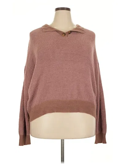 Pre-owned Pink Lily Pullover Sweater In Brown