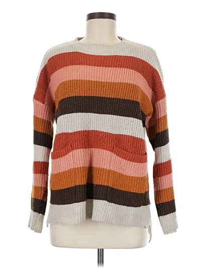 Pre-owned Pink Lily Pullover Sweater In Brown