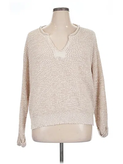 Pre-owned Pink Lily Pullover Sweater In Ivory
