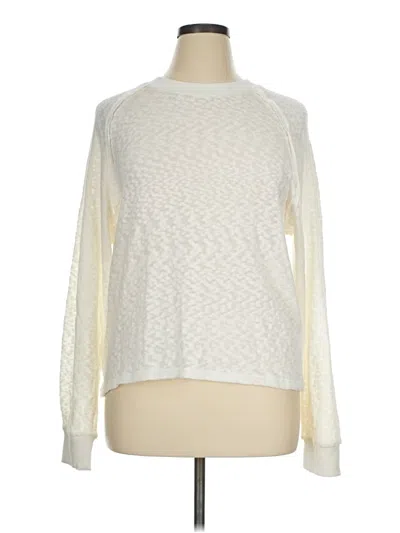 Pre-owned Pink Lily Pullover Sweater In Ivory