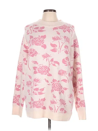 Pre-owned Pink Lily Pullover Sweater In Pink