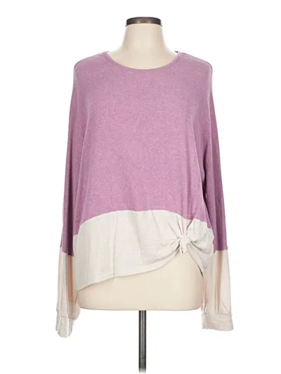 Pre-owned Pink Lily Pullover Sweater In Purple