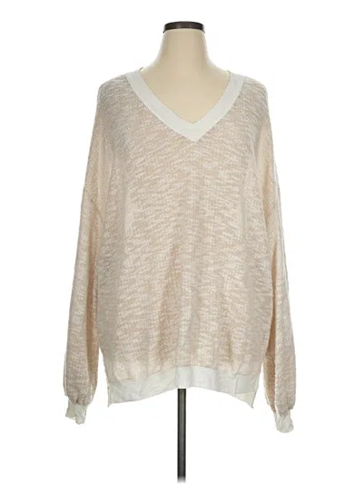 Pre-owned Pink Lily Pullover Sweater In Tan