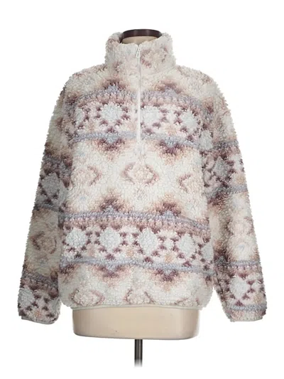 Pre-owned Pink Lily Pullover Sweater In White