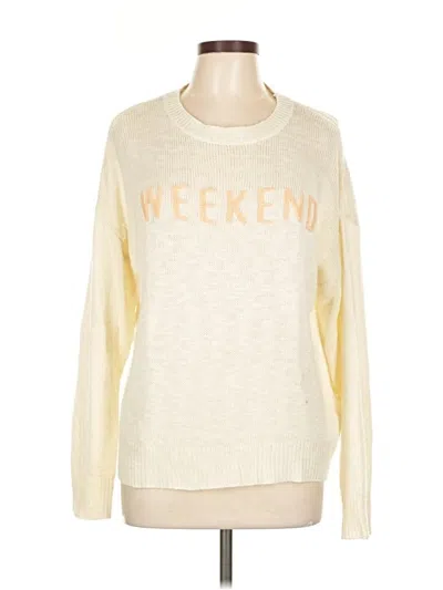 Pre-owned Pink Lily Pullover Sweater In Yellow