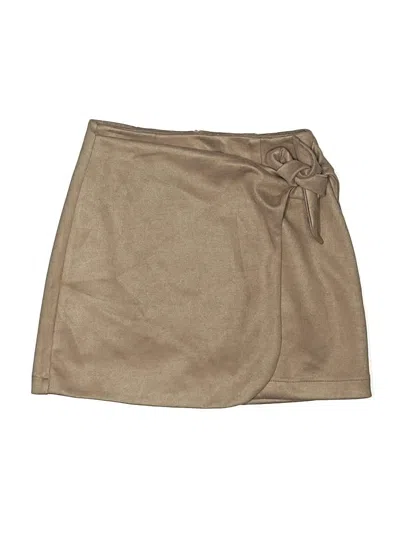 Pre-owned Pink Lily Skort In Tan