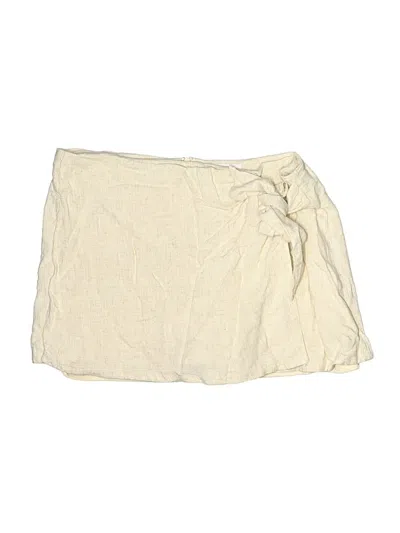 Pre-owned Pink Lily Skort In White