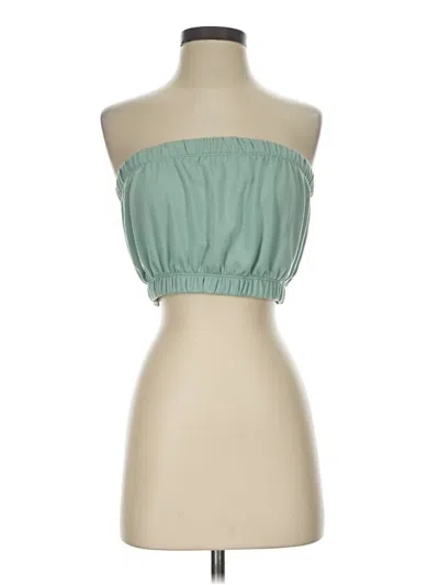 Pre-owned Pink Lily Sleeveless Blouse In Green